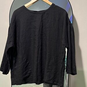 Eileen Fisher Black Blouse